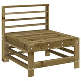 Garden Middle Sofas 2 pcs Impregnated Wood Pine 825645