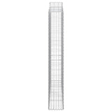 Arched Gabion Baskets 2 pcs 200x30x200/220 cm Galvanised Iron 3145535