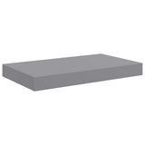 Floating Wall Shelves 4 pcs Grey 40x23.5x3.8 cm MDF 323849