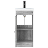 Bathroom Vanity with Sink Grey Sonoma 42 x 40 x 84.5 cm 890000