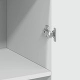 Storage Cabinet White 70x42.5x225 cm Engineered Wood 3281329