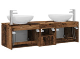 Bathroom Cabinet Set 3 pcs Old Wood 49.5 x 44.5 x 65 cm 3405705