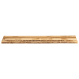Table Top Live Edge 160x40x2.5 cm Solid Wood Rough Mango 370664