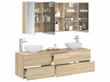 Bathroom Furniture Set 4 pcs Sonoma Oak 3406705