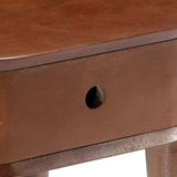 Bedside Cabinet 50x35x55 cm Solid Acacia Wood 282871