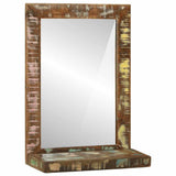 Bathroom Mirror Brown 50 x 22 x 70 cm Solid Reclaim Wood 4016737