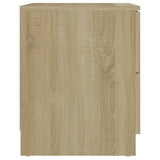 Bedside Cabinet Sonoma Oak 40x40x50 cm Engineered Wood 326729
