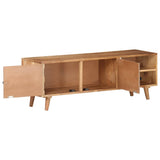 TV Cabinet 115x30x39 cm Solid Acacia Wood 322665