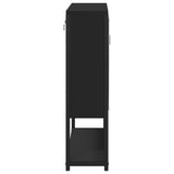 Bathroom Mirror Cabinet Black 60x16x60 cm Engineered Wood 842421