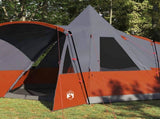 Teepee Tent 8-Person Grey and Orange 720 x 465 x 295 cm 42003998