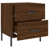 Bedside Cabinets 2 pcs Brown Oak 40x35x47.5 cm Engineered Wood 827339