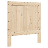 Bed Frame without Mattress with Headboard 90x200 cm Solid Wood 3281532