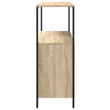 Bathroom Cabinet with Shelves Sonoma Oak 76.5x35x95 cm 861918