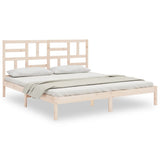 Bed Frame without Mattress Solid Wood 180x200 cm Super King 3105965