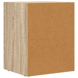 Bedside Table 2 pcs Sonoma Oak 40 x 35 x 50 cm Engineered Wood 891249
