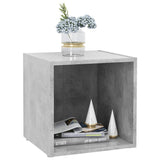 TV Cabinets 4 pcs Concrete Grey 37x35x37 cm Engineered Wood 805512