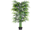 6ft Artificial Bamboo Tree Plant Greenery in A Pot for Home Office Planter 1.8M T3398P343530