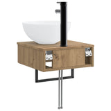 Wall-Mounted Wash Basin Artisan Oak 40 x 41 x 40.5 cm 890187