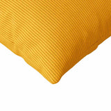 Sofa Pillows 2 pcs Light Yellow 120 x 40 cm Corduroy Fabric 42013823