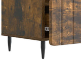 TV Cabinet Smoked Oak 102 x 34.5 x 50 cm Engineered Wood 894450