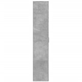 Highboard Concrete Grey 80x35x180 cm Engineered Wood 3276654