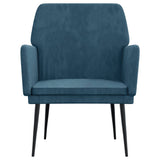 Armchair Blue 62x79x79 cm Velvet 351381