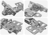 Hinge 126 pcs Nickel 139 x 64.1 x 10 mm Iron 864682