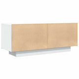 TV Cabinet White 100x35x40 cm Engineered Wood 804436