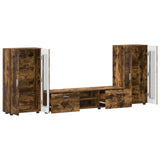 TV Cabinet Set FLORIN 3 pcs Smoked Oak Engineered Wood 3397939
