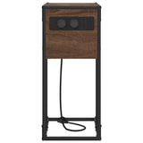 Bedside Cabinet Brown Oak 41.5 x 26 x 60.5 cm Engineered Wood 859604
