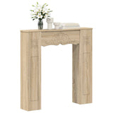 Fireplace Surround Sonoma 102 x 20 x 102 cm Engineered Wood 8006635