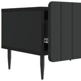 TV Cabinet with Drawer Black 147 x 34.5 x 32 cm Engineered Wood 894476
