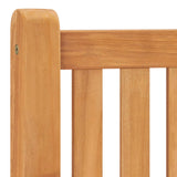 Garden Bench Teak Solid Teak Wood Medium Durable Garden Bench 316638