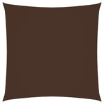 ZNTS Sunshade Sail Oxford Fabric Square 3.6x3.6 m Brown 135798