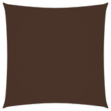 ZNTS Sunshade Sail Oxford Fabric Square 3.6x3.6 m Brown 135798