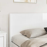 Headboard High Gloss White Engineered Wood 889549