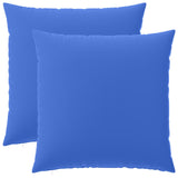 Cushion with Pillow HEERLEN 2 pcs Royal Blue Polyester 928580