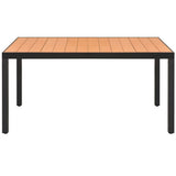 Dining Set Black and Brown 3060126