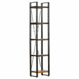5-Tier Bookcase 40x30x180 cm Solid Reclaimed Wood 320629