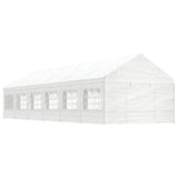 Gazebo with Roof White 13.38x4.08x3.22 m Polyethylene 3155490