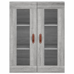 Wall Mounted Cabinets 2 pcs Grey Sonoma Engineered Wood 3197919