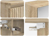 Bathroom Cabinet Set 5 pcs Sonoma Oak Engineered Wood 3407289