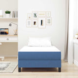 Bed Mattress with Mattress Blue 80 x 200 cm Fabric 42008259