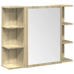 ZNTS 3 Piece Bathroom Furniture set Sonoma Oak Engineered Wood 3324975