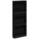 Shoe Cabinet Black 59x17x150 cm Engineered Wood 342520