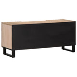 TV Cabinet 100x34x46 cm Solid Wood Mango 377507