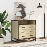 Drawer Cabinet Sonoma Oak 70x41x70 cm Engineered Wood 849085