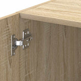 Slim Storage Cabinet Sonoma Oak 30x42.5x225 cm Engineered Wood 3281268