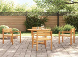 5 Piece Garden Dining Set Solid Wood Acacia 3334769