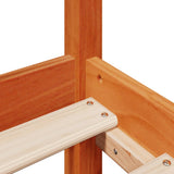 Bed Frame without Mattress Wax Brown 140x190 cm Solid Wood Pine 3305840